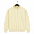 Oversized Ivory Yellow Quarter Zip