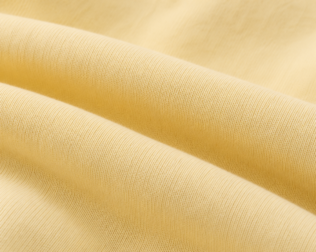 Oversized Ivory Yellow Quarter Zip